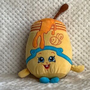 Import Dragon Moose Shopkins Honeeey Yellow and Blue Honey Pot Stuffed Animal